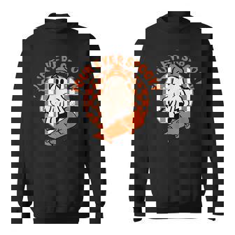 Four Ever Spooky 4Th Birthday Halloween Skateboarding Ghost Sweatshirt - Thegiftio UK