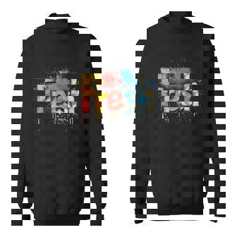 Fresh Graffiti Style Street Fashion Urban Hip-Hop Sweatshirt | Seseable UK