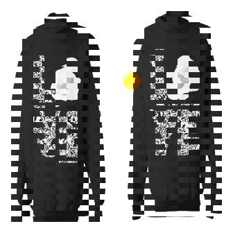 Fried Egg Breakfast Eggs Chicken Egg Yolk Scrambled Egg Food Sweatshirt - Monsterry