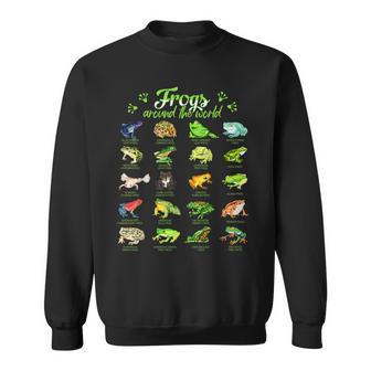 Frogs Around The World Types Of Frogs Sweatshirt - Monsterry
