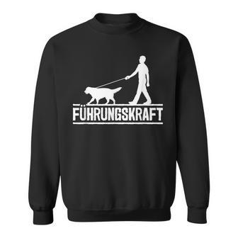 Führungskraft Dog Leading Dog Owner Dog Lover Sweatshirt - Geschenkecke