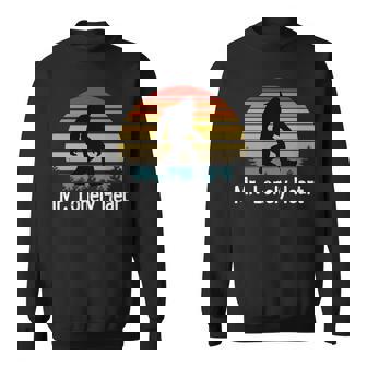 Bigfoot Mr Lonely Heart Valentines Day Boys Ns Sweatshirt - Monsterry