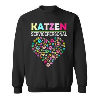 Cat Service Personnel Cat Pet Cat Love Sweatshirt - Geschenkecke