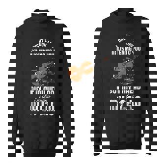 Cellist Classical Musical Instrument Cello Sweatshirt - Monsterry