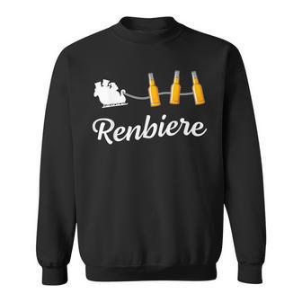 Christmas Reindeer Renbier Sweatshirt - Geschenkecke