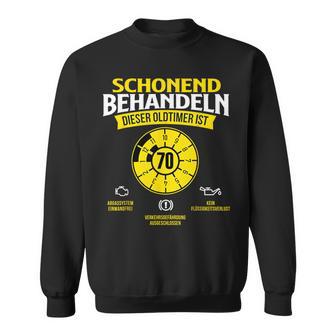 Dieser Oldtimer Ist 70 Jahre Birthday Sweatshirt - Geschenkecke