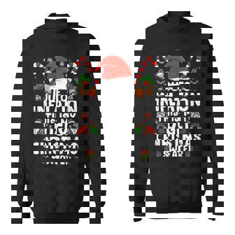 Due To Inflation This Is My Ugly Sweater For Christmas Sweatshirt - Monsterry