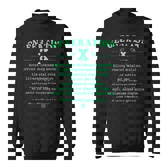 Gen X 1965 1980 Generation X Be True Fafo Saying Sweatshirt - Thegiftio UK