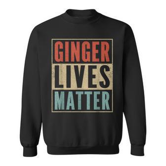 Ginger Lives Matter Retro Colours Redhead Sweatshirt - Geschenkecke