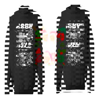 Goodbye 2024 Hello 2025 Christmas & New Year's Eve Sweatshirt - Thegiftio UK