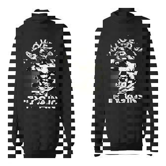 Gym Workout Bodybuilding Fitness Gym And Jesus Christ Sweatshirt - Monsterry