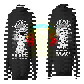 Halloween This Is Some Boo Sheet Ghost Retro Halloween Sweatshirt | Mazezy