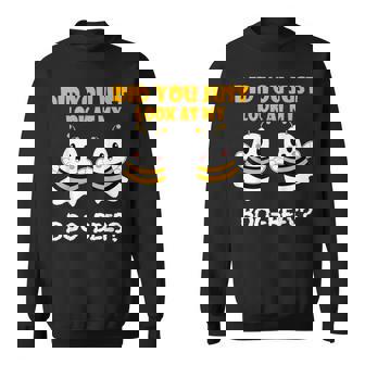 Halloween Did You Just Look At My Boo-Bees Sweatshirt | Mazezy