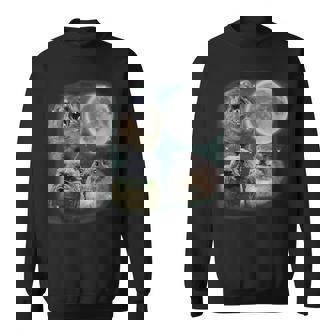 Hyrax With The Moon Meme Animal For Family Sweatshirt - Thegiftio