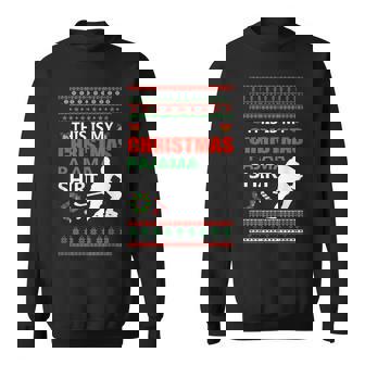 Ice Hockey Christmas Pajama Ugly X Mas Sweater Sweatshirt - Thegiftio UK