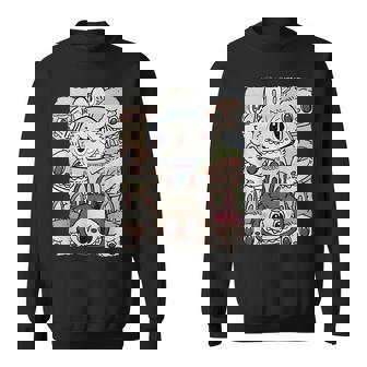 Labubu Lover Cute Labubu And Friends Sweatshirt - Thegiftio UK