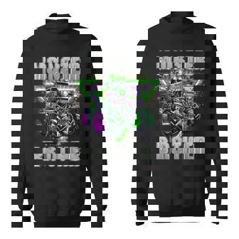 Monster Truck Brother Monster Truck Are My Jam Boys Sweatshirt - Thegiftio