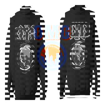 Says Omg Baseball Lovers Omg Baseball Sweatshirt - Monsterry