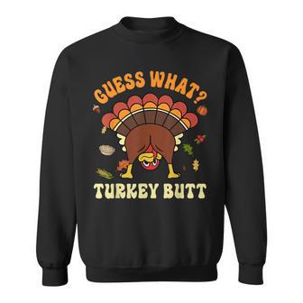 Thanksgiving Guess What Turkey Butt Couples Matching Sweatshirt - Thegiftio UK