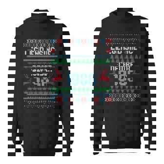 Ugly Christmas Sweater 35Th Birthday December 1986 Sweatshirt | Seseable UK