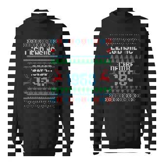 Ugly Christmas Sweater 63Th Birthday December 1958 Sweatshirt | Seseable UK