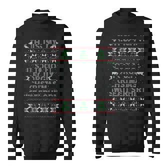 Ugly Christmas Sweater It's Too Hot For Ugly Sweaters Sweatshirt - Monsterry