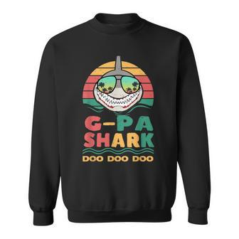 G-Pa Shark Father's Day Papa Dad Grandpa Men Sweatshirt - Monsterry