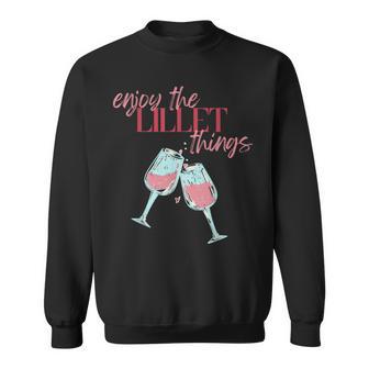 Genießen Sie Den Lillet Things Sommerfrüchte Weincocktail Sweatshirt - Geschenkecke