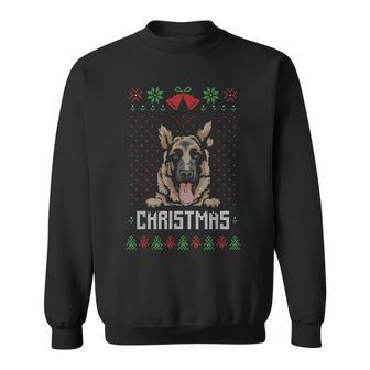 German Shepherd Dog Ugly Christmas Sweater Dog Lovers Sweatshirt | Seseable UK