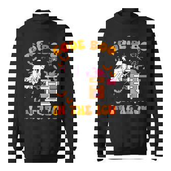 Ghost Code Boo In The Icu Nursing For Halloween Costume Sweatshirt - Thegiftio