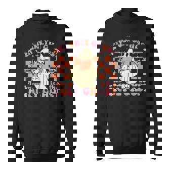 The Only Ghost I Know Is The Holy Ghost Halloween Sweatshirt - Seseable