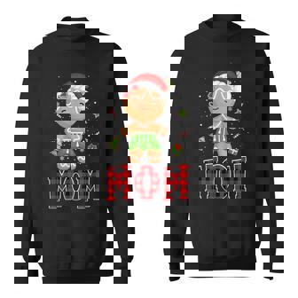 Gingerbread Mom Buffalo Plaid Christmas Shirt Mother Mama Sweatshirt - Monsterry