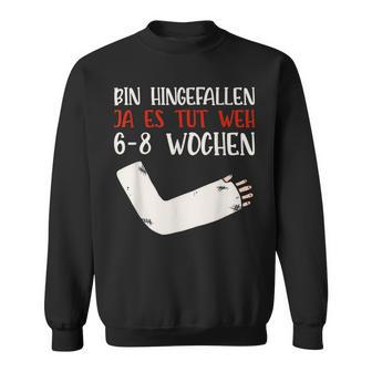 Gips Armbbruch erlag Gute Besserung S Sweatshirt - Geschenkecke