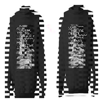 Give Me Your Tired Poor Huddled Masses Resist 45 Meme Sweatshirt - Monsterry