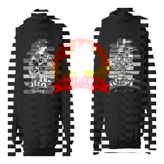 Glow Head Full Diesel Semi Diesel Lanz Bulldog Tractor Sweatshirt - Monsterry