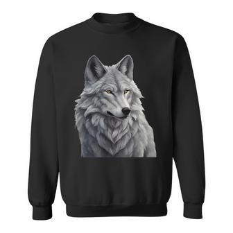 Grauer Wolf Sweatshirt - Geschenkecke