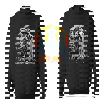 Great Dane Halloween Costume Mummy Witch Ghost Dog Lover Sweatshirt - Thegiftio UK