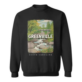 Greenville South Carolina Sc Falls Park Bliss Sd755 Sweatshirt | Seseable UK