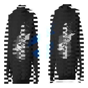 Guitar Scotland Flag Sweatshirt - Thegiftio