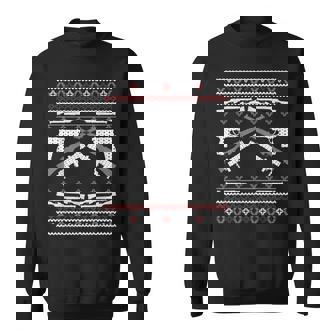 Gun Rights 2Nd Amendment Pistol Guns Ugly Christmas Sweater Sweatshirt - Thegiftio