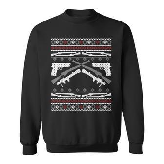 Gun Rights 2Nd Amendment Pistol Guns Ugly Christmas Sweater Sweatshirt - Thegiftio UK