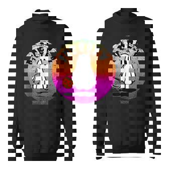 Halloween Boo Crew Ghost Trick Or Treat Bucket Tank Top Sweatshirt - Monsterry