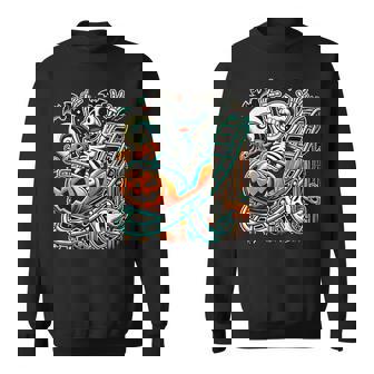 Halloween Skeleton Roller Coaster Sweatshirt - Monsterry