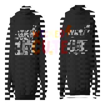 Halloween Wicked Cute October 31 Pink Sweatshirt - Monsterry