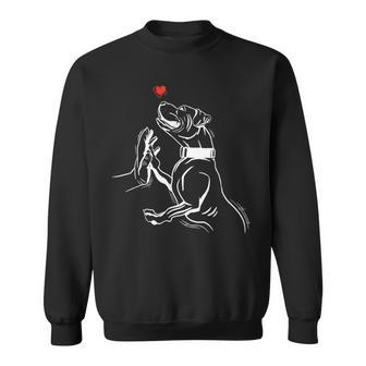 Hand-Drawn Pitbull Sweatshirt - Geschenkecke