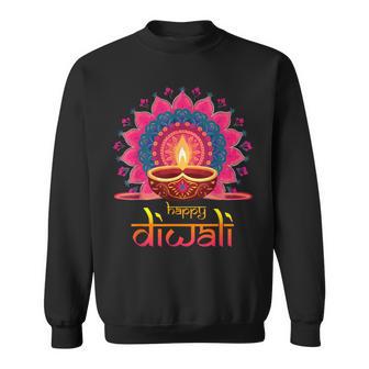 Happy Diwali Deepavali Hindu Indian Festival Of Lights Sweatshirt - Thegiftio UK