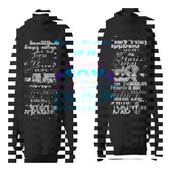 Happy Heavenly Birthday Up In Heaven To My Son Missing Son Sweatshirt - Monsterry