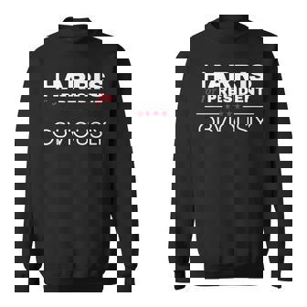 Harris Obviously A Vote For 2024 President Kamala Harris Sweatshirt | Mazezy
