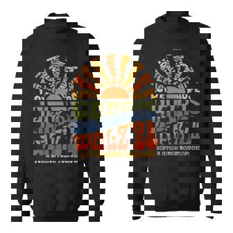 Harris Walz 2024 Peace Love Hope Freedom Equality Kindness Sweatshirt - Monsterry