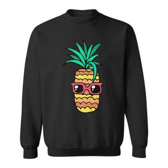 Hawaiian Pineapple Fruit Aloha Beach Summer Sweatshirt - Monsterry AU